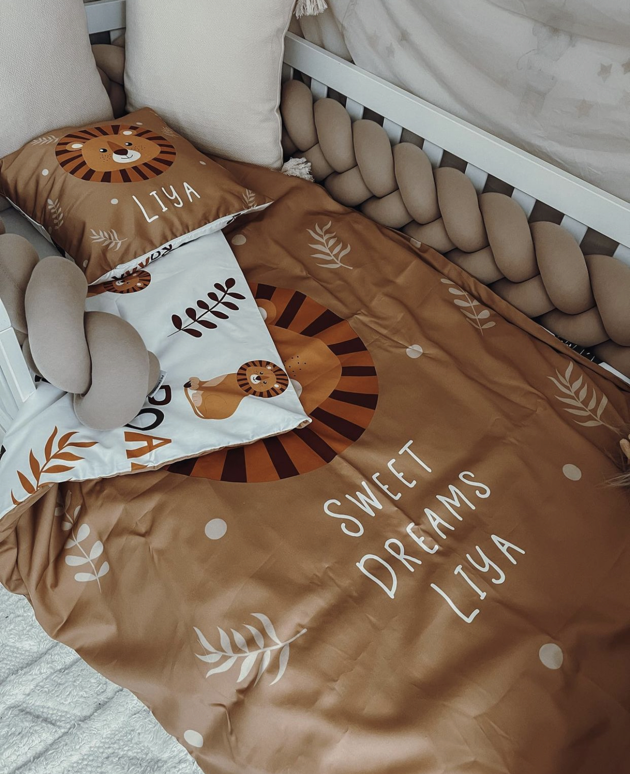 Dschungel - Bettbezug mit Namen