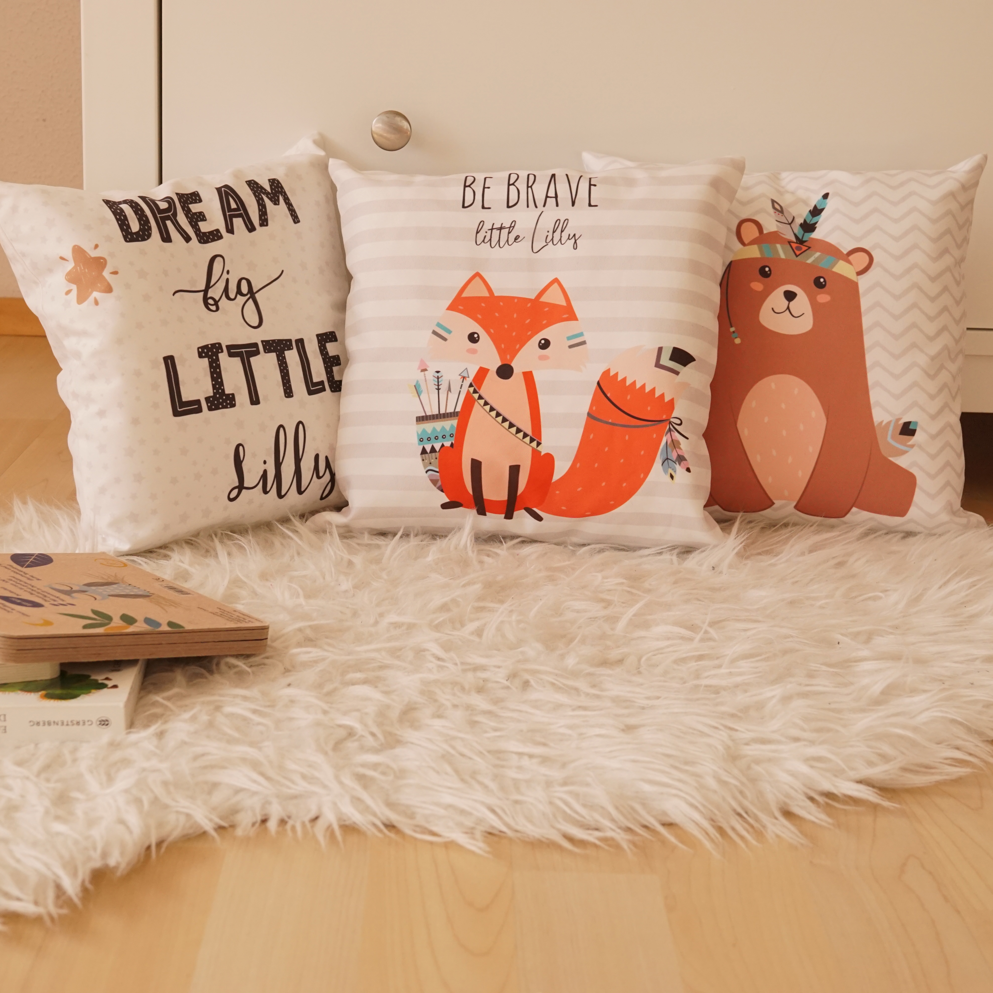 Kissen - Design Meine Schmusedecke Pinguin (+ Namen)