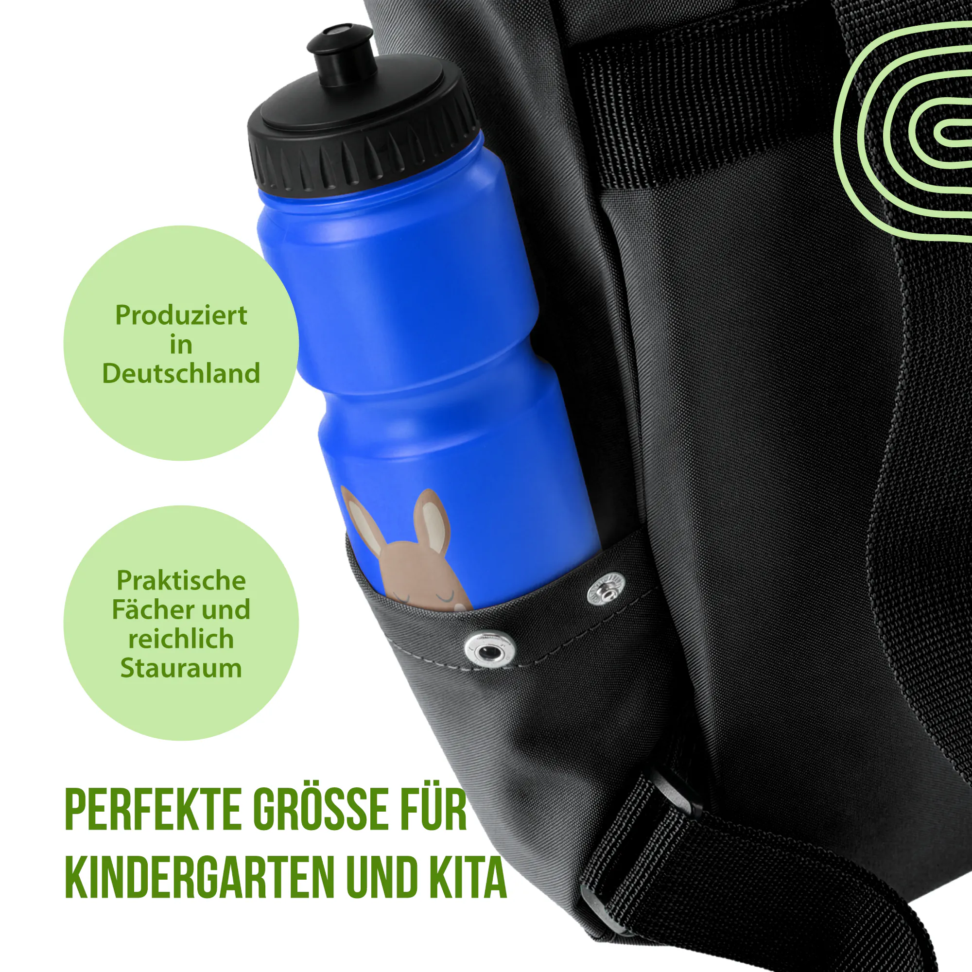 Schlummer Rucksack - Känguru - Mit Namen personalisierbar