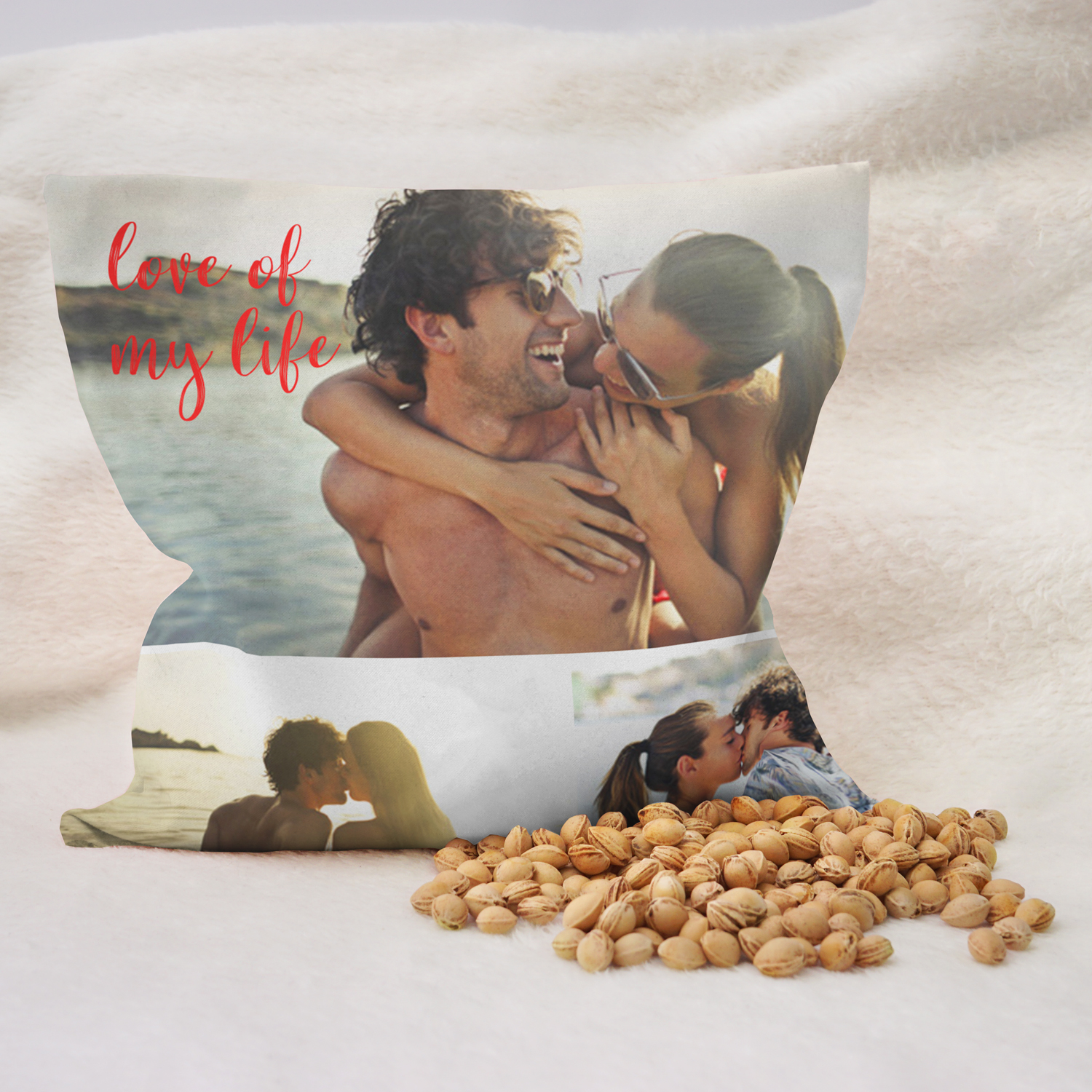 Kirschkernkissen 19 x 19 cm, Selbst gestalten