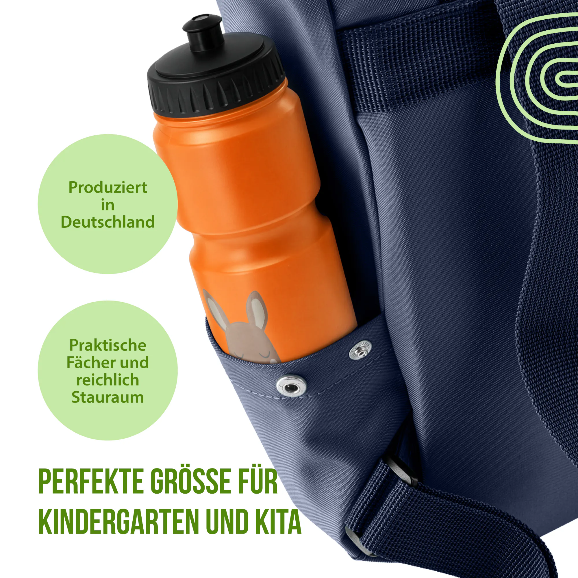 Schlummer Rucksack - Känguru - Mit Namen personalisierbar