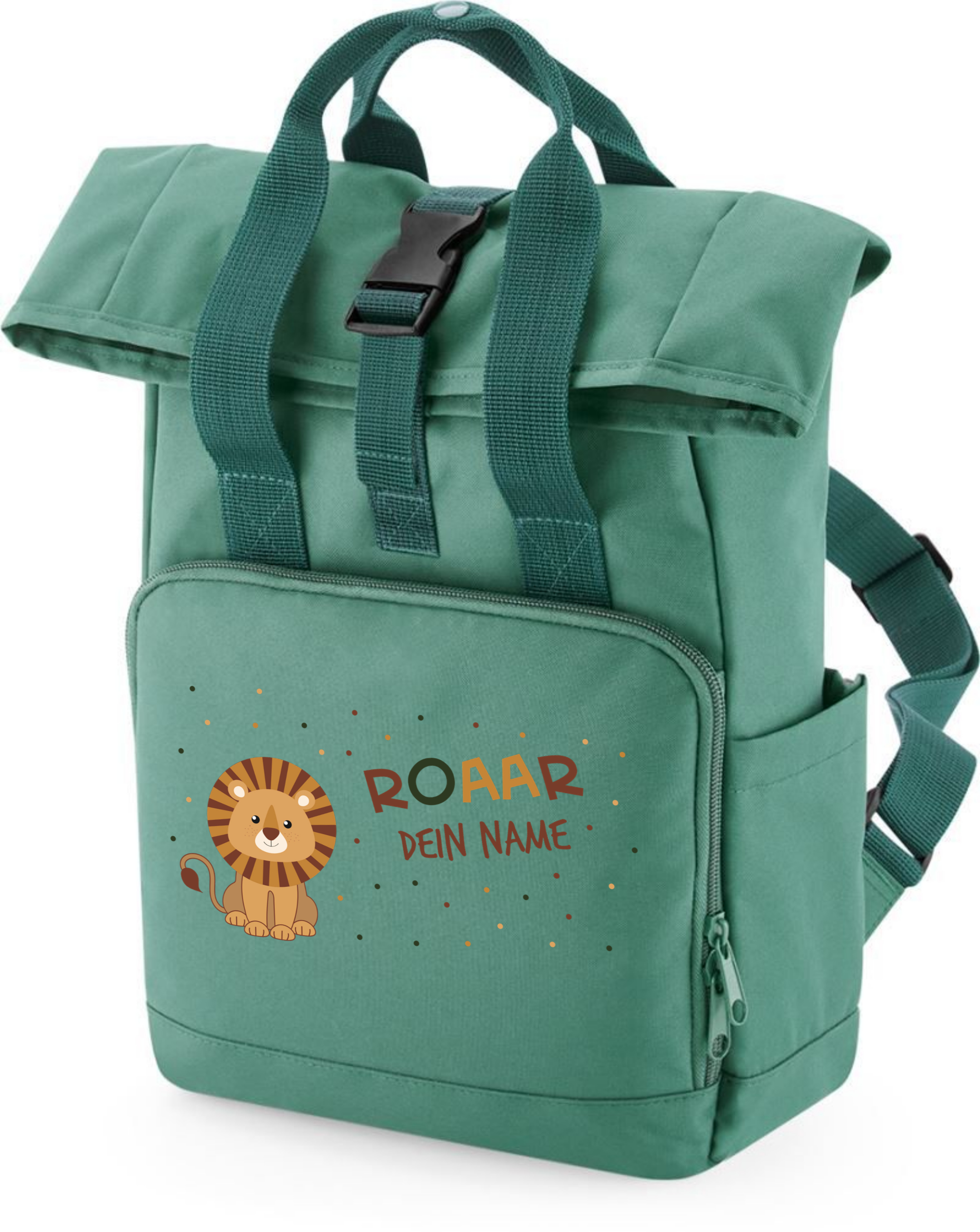 Rucksack Grün - Löwe