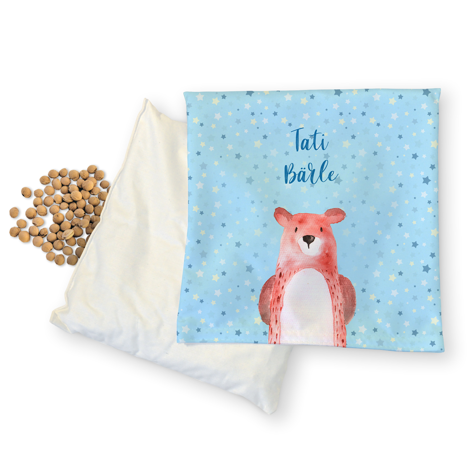 Bär - Kirschkernkissen mit Namen