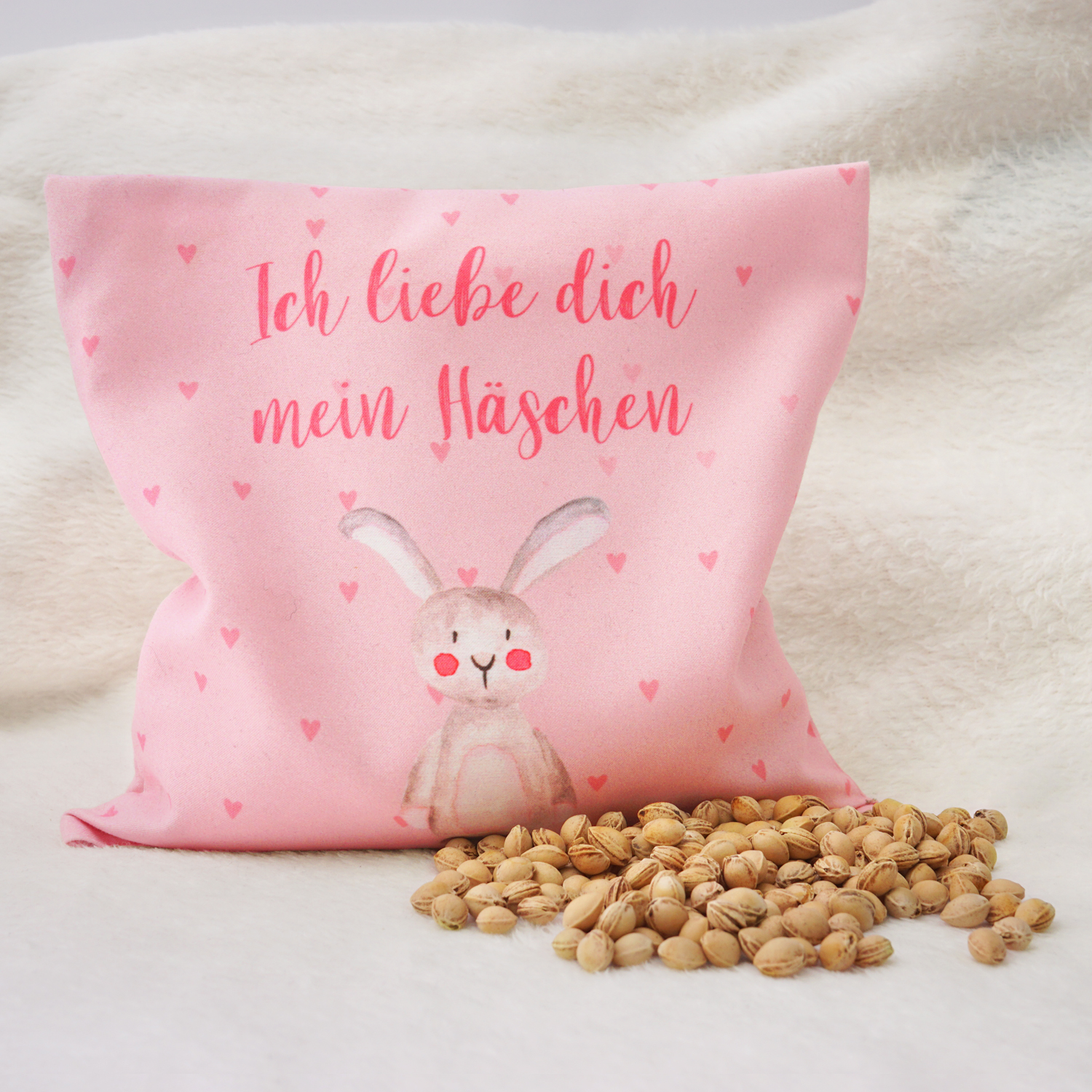 Hase - Kirschkernkissen mit Namen