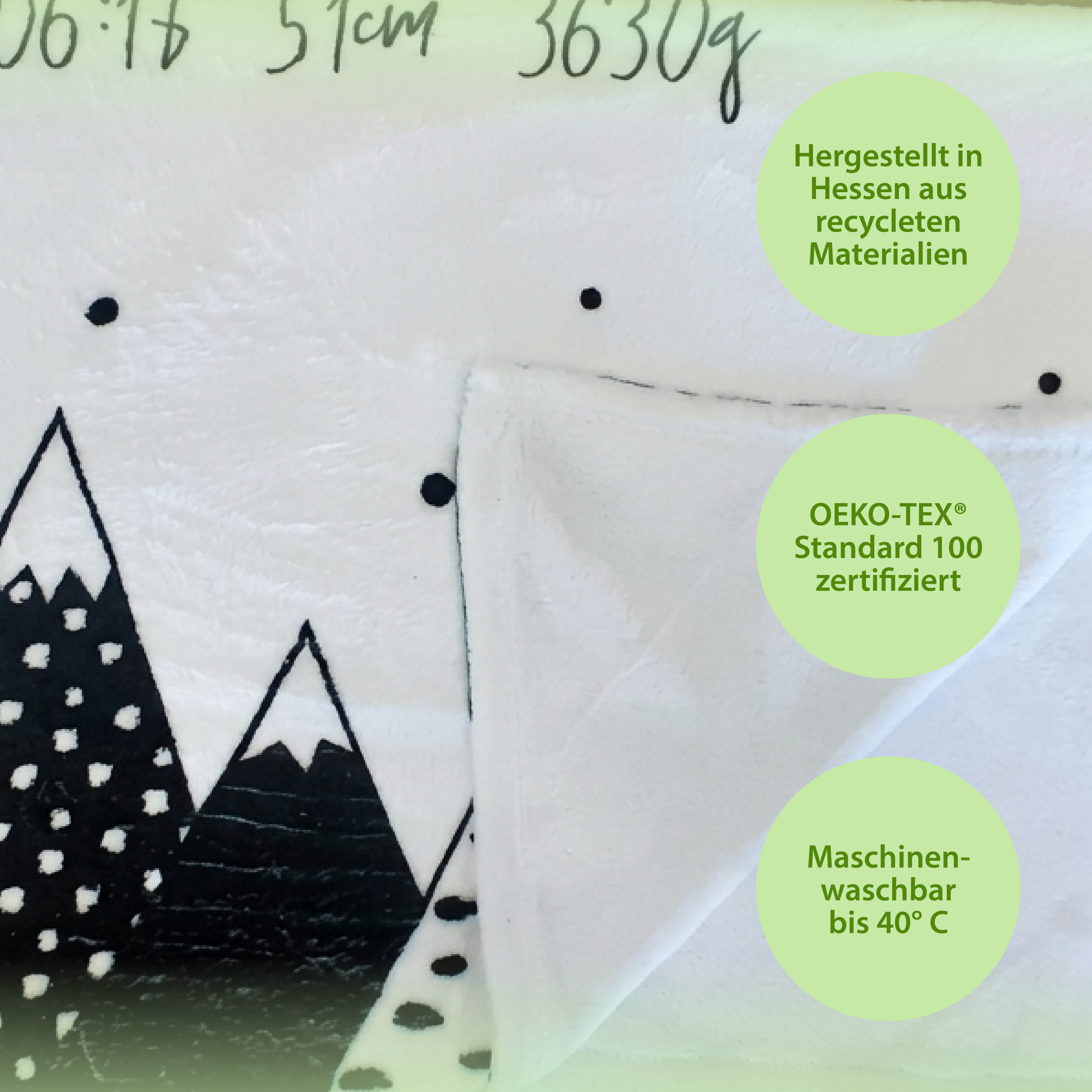 Kuscheldecke - Wild Child bunt - Mit Namen oder Text personalisierbar