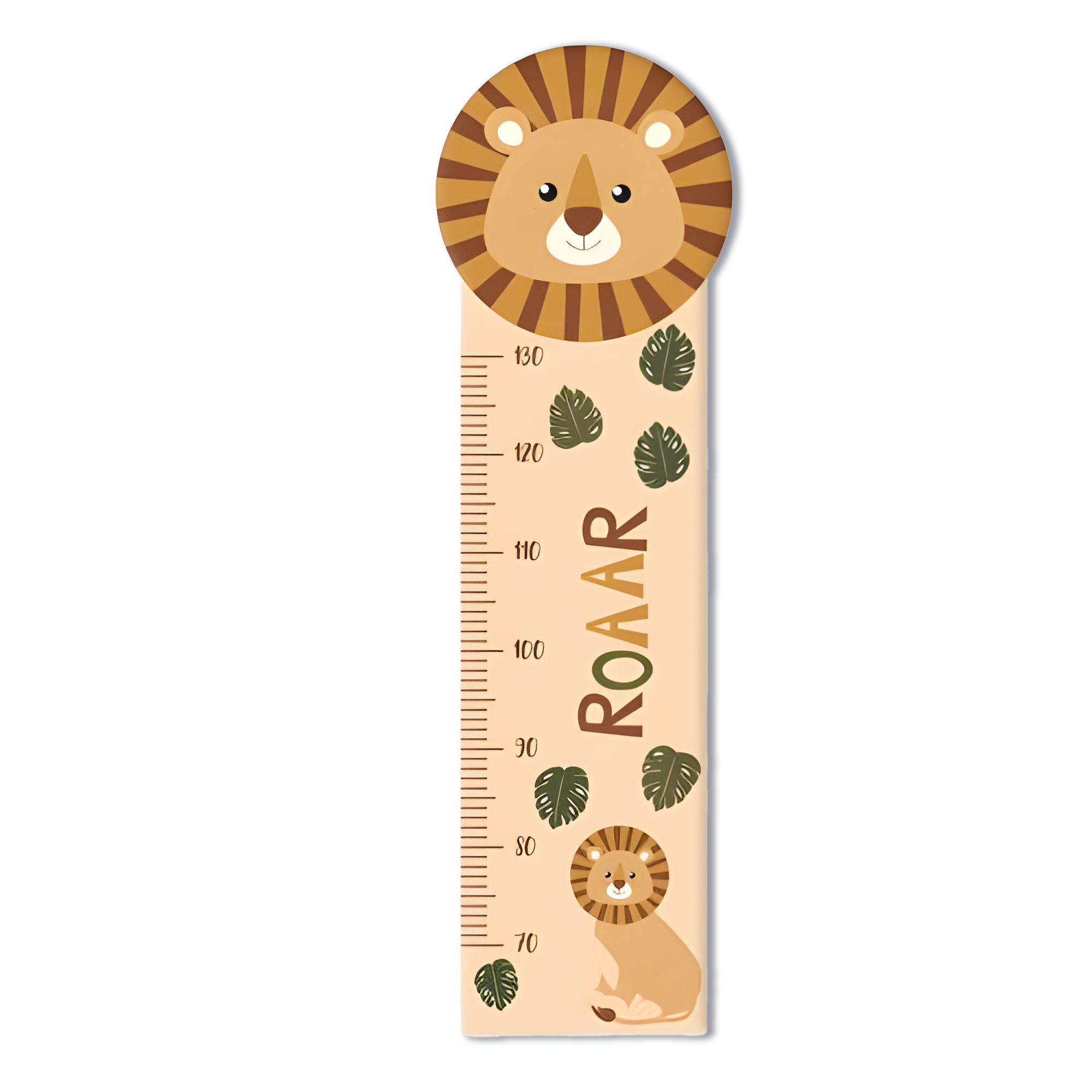 Messlatte für Kinder personalisiert mit Namen und eigenen Texten - Design Dschungel