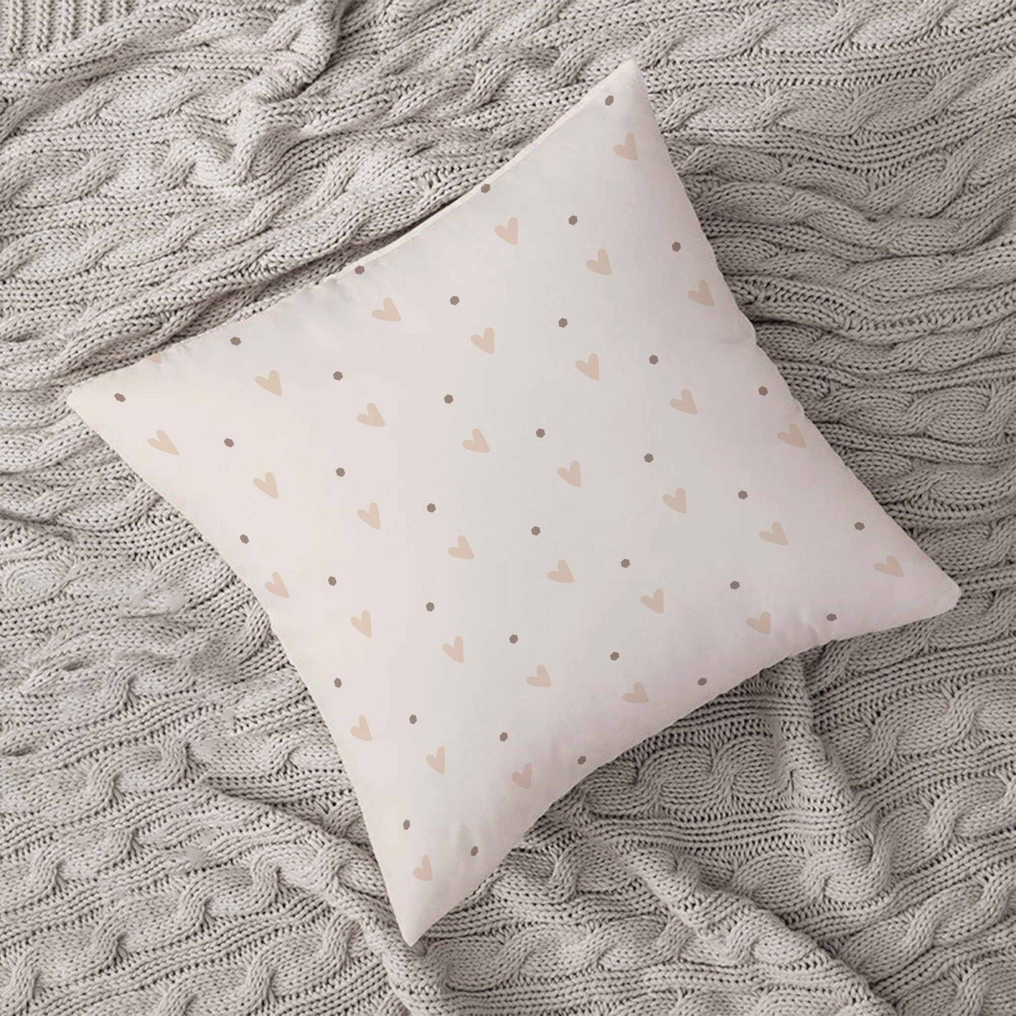 Personalisiertes Kissen „Schlummer-Känguru“ – Kuschelweich in Stick-Optik