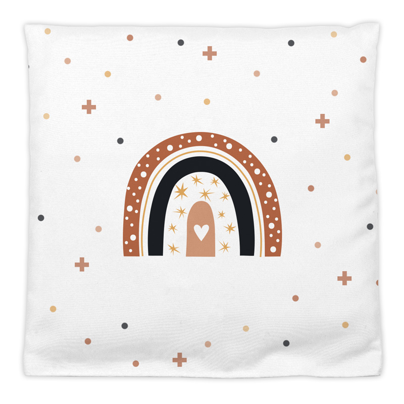 Regenbogen Kreuze - Kirschkernkissen mit Namen