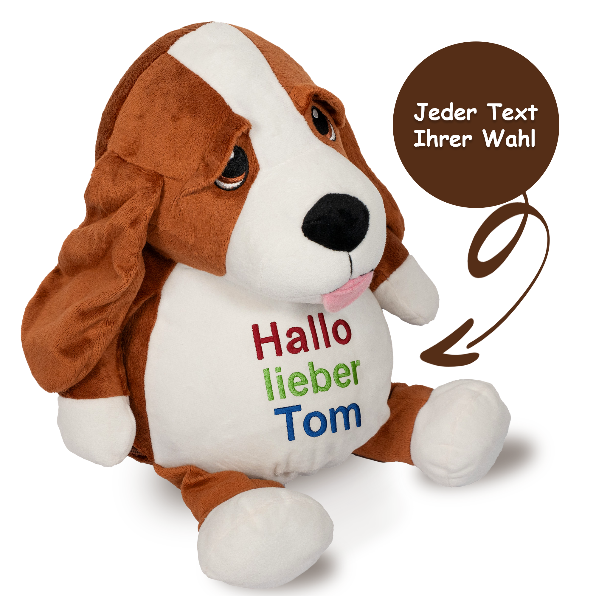 Jagdhund Dennis mit hochwertigem Stick für eure Kleinen